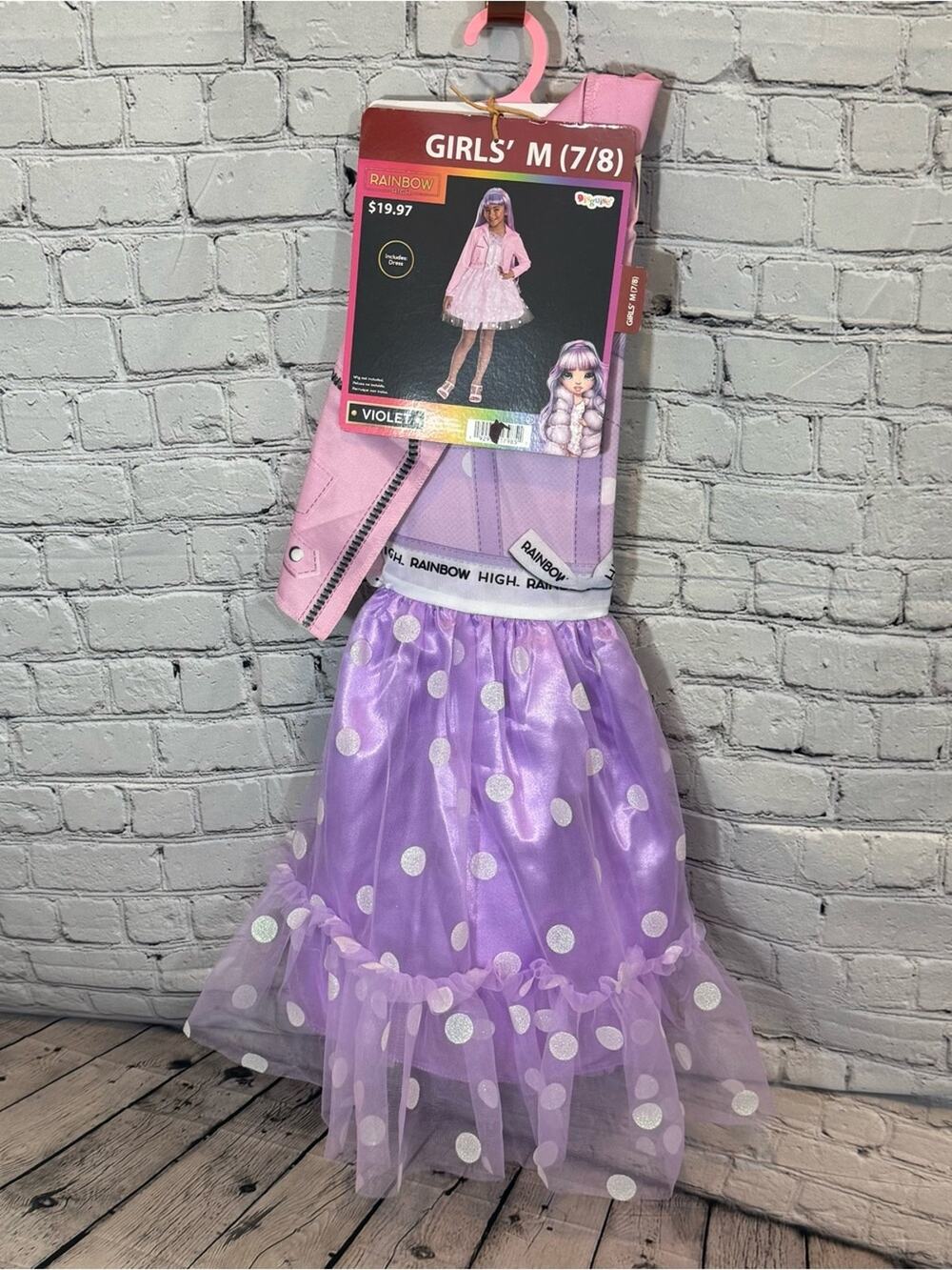 Rainbow High Violet Girl’s Halloween Costume
